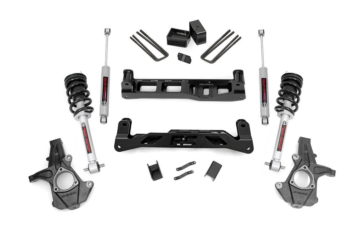 Chevrolet Silverado 1500 Suspension Lift Kit - Rough Country - 5 Inch Lift Kit | Cast Steel | N3 Struts - '14-'17
